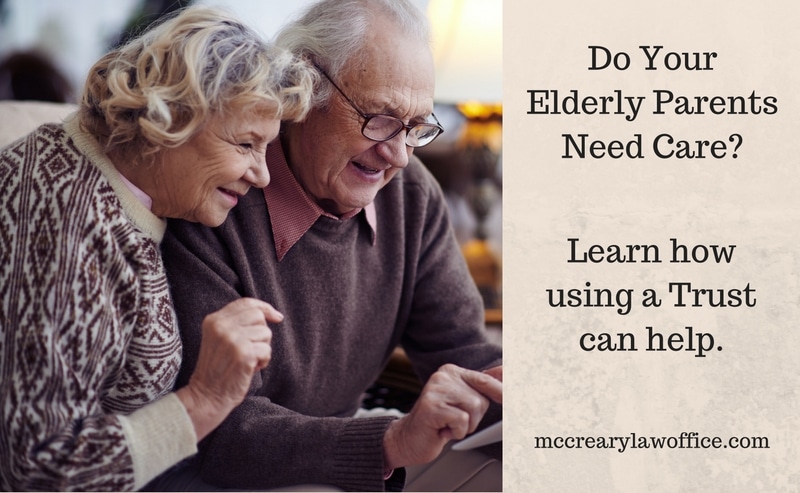 Learn how using a Trust can help you take care of your elderly parents in Florida.