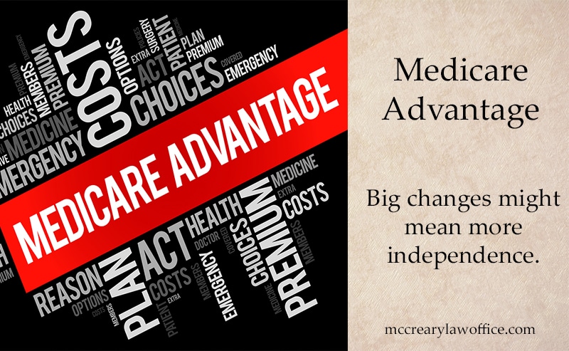 Medicare Advantage Changes