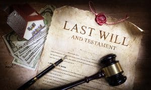 Last Will and Testament and Gavel