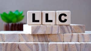 LLC on blocks of wood 