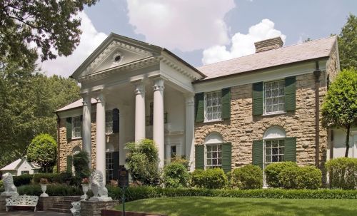 Graceland home of Elvis Presley. Memphis TN depicting issue in celebrity estate plans