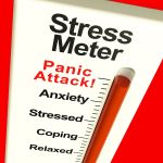 Illustration of a Stress Meter in the Panic Attack zone